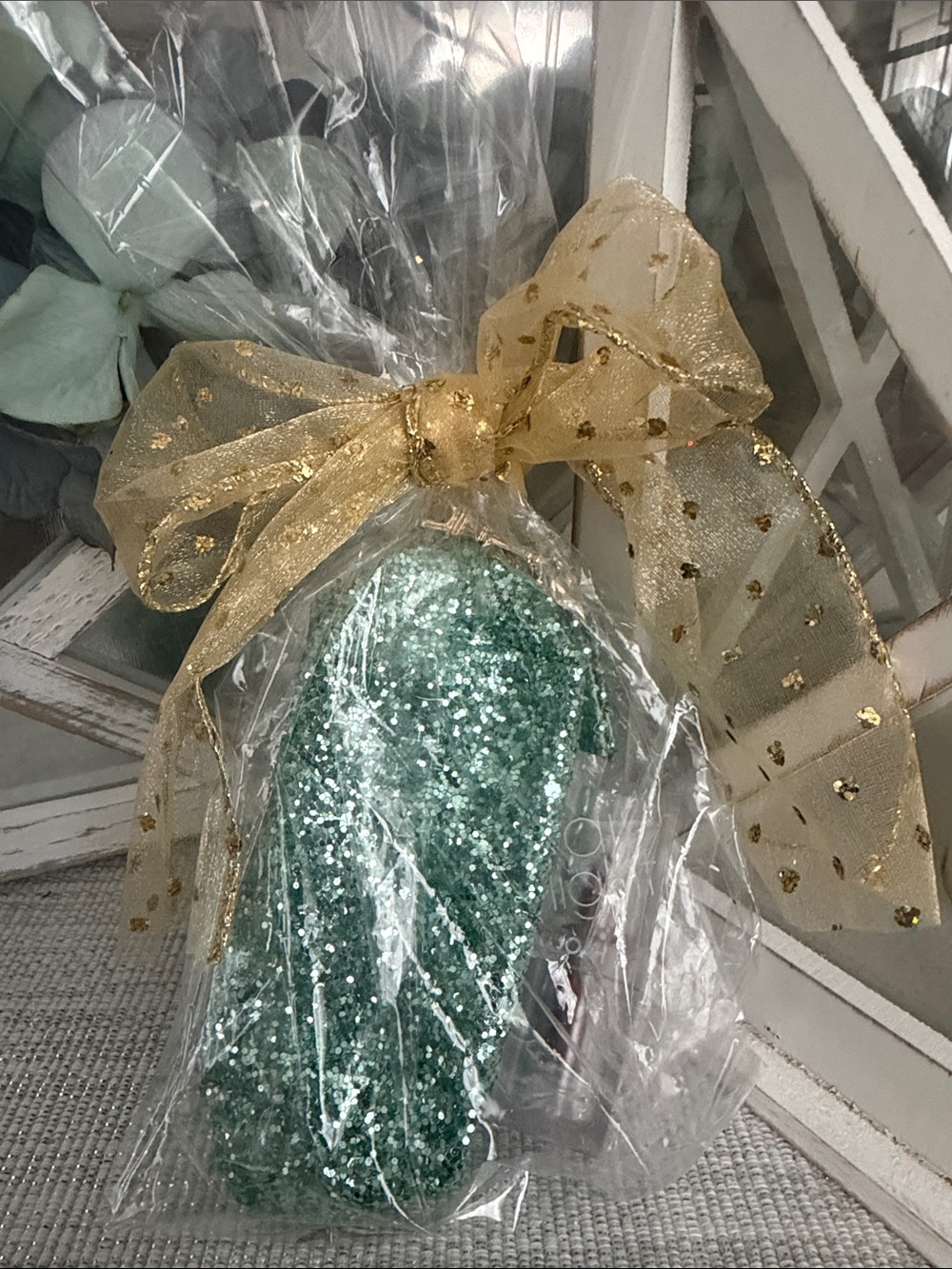 Teal glitter pouch and rose red lipstick gift set NWT - Picture 6 of 6